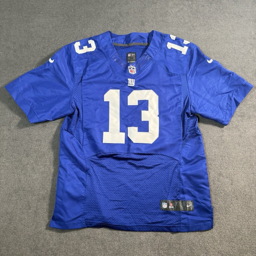 Rare Authentic Odell Beckham Jr New York Giants Nike Elite Jersey Men's Size 48